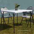 2.9 feet plastic bi-fold square table